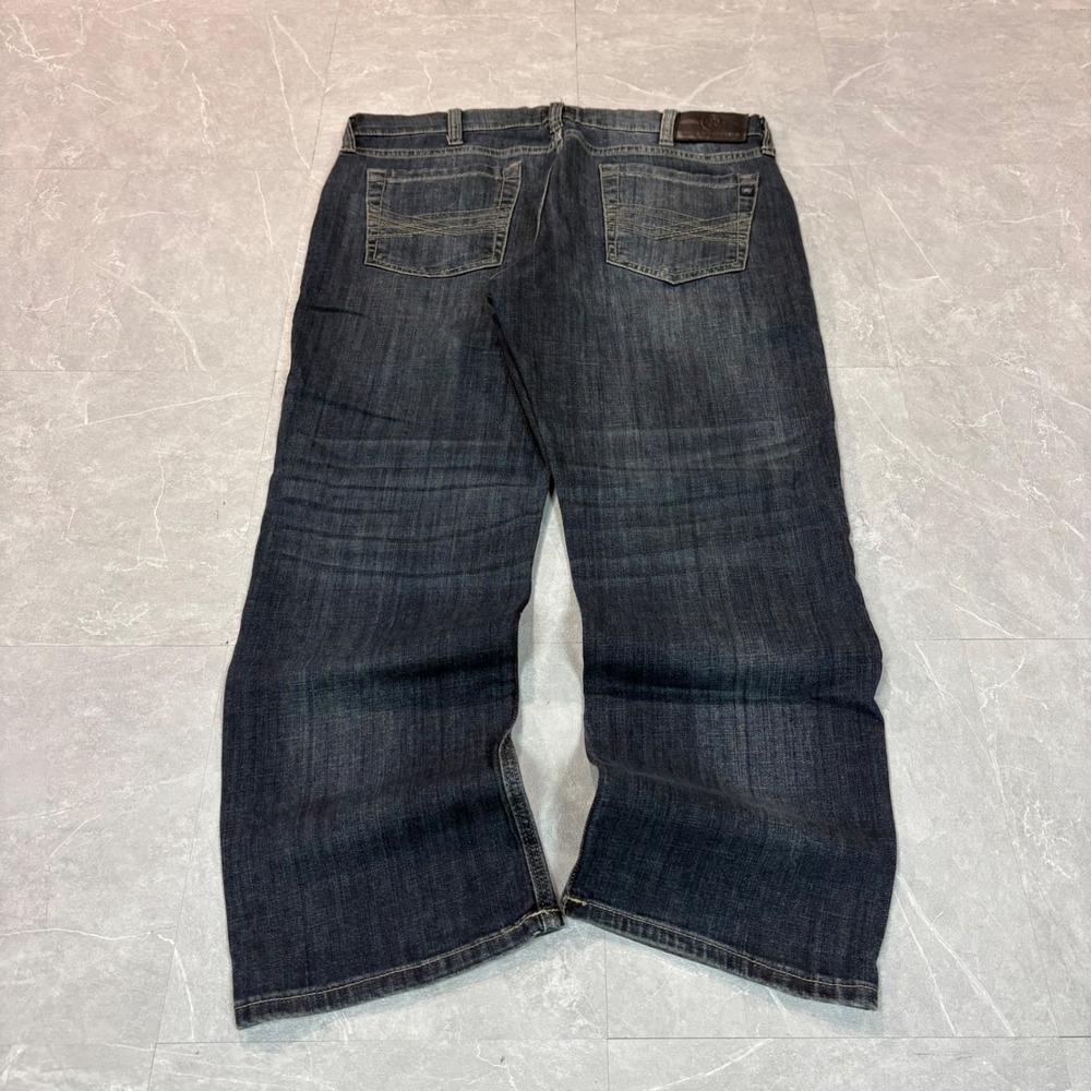 Rock & Republic Mens Straight Leg Dark Wash Denim Jeans R510274 38x30